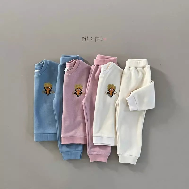 Pitapat - Korean Baby Fashion - #babylifestyle - Angel Top Bottom Set - 3