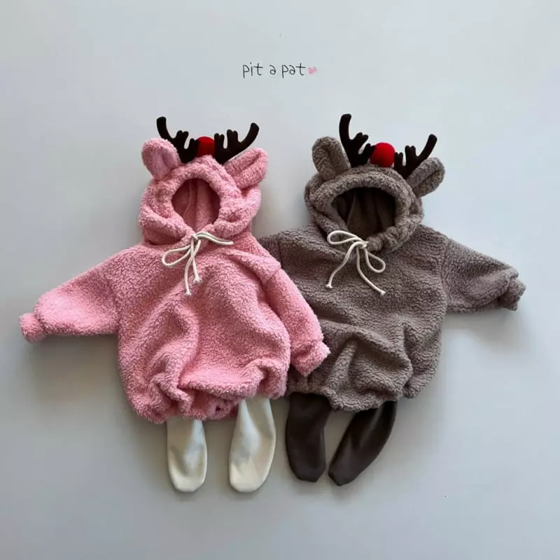 Pitapat - Korean Baby Fashion - #babylifestyle - Rudolf Bhoody Bodysuit - 6