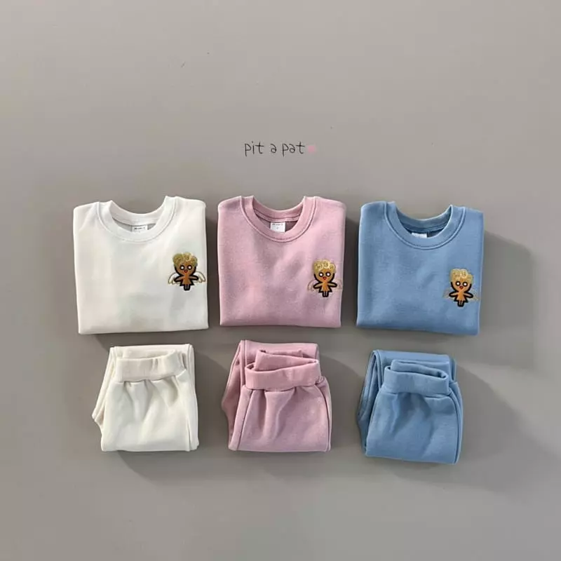 Pitapat - Korean Baby Fashion - #babylifestyle - Angel Top Bottom Set - 4