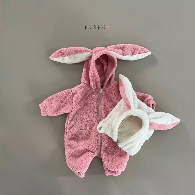 Pitapat - Korean Baby Fashion - #babyoninstagram - Barnie Bboshong Bodysuit - 3