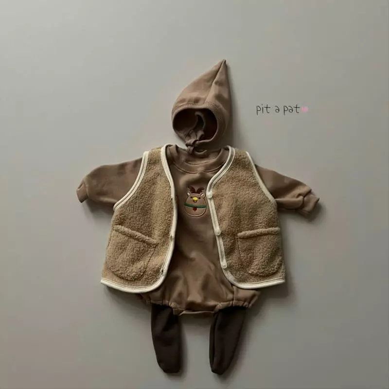 Pitapat - Korean Baby Fashion - #babyoninstagram - Merry Friends Bodysuit - 8