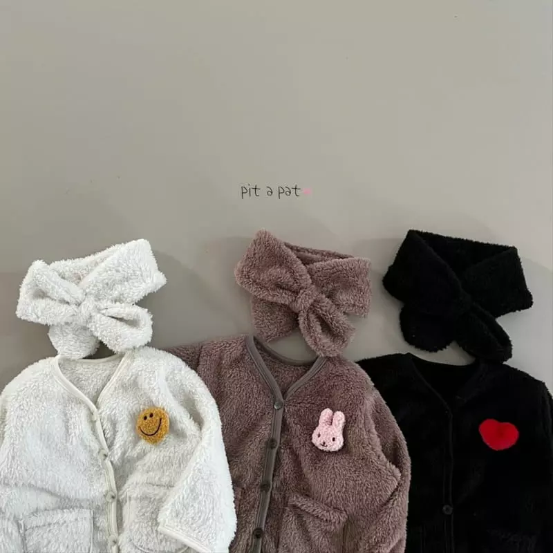 Pitapat - Korean Baby Fashion - #babyootd - Cozy Neck Warmer Set - 8