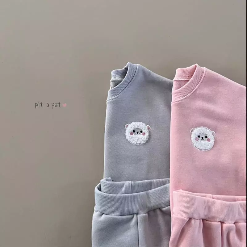 Pitapat - Korean Baby Fashion - #babyoninstagram - Baby Fleece Top Bottom Set - 4
