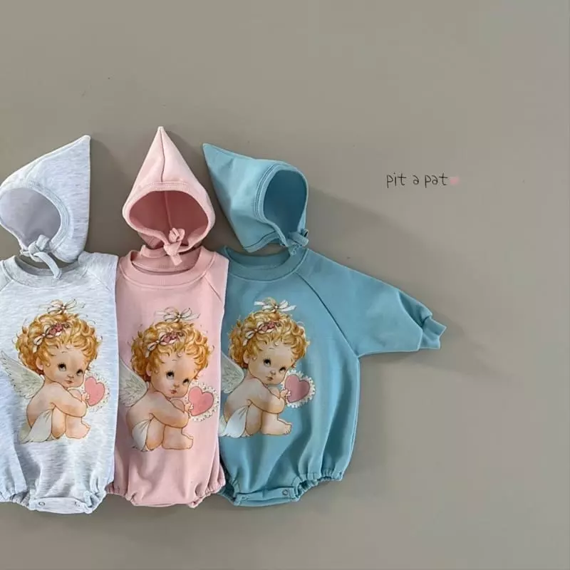 Pitapat - Korean Baby Fashion - #babyootd - Baby Angel Bodysuit - 3