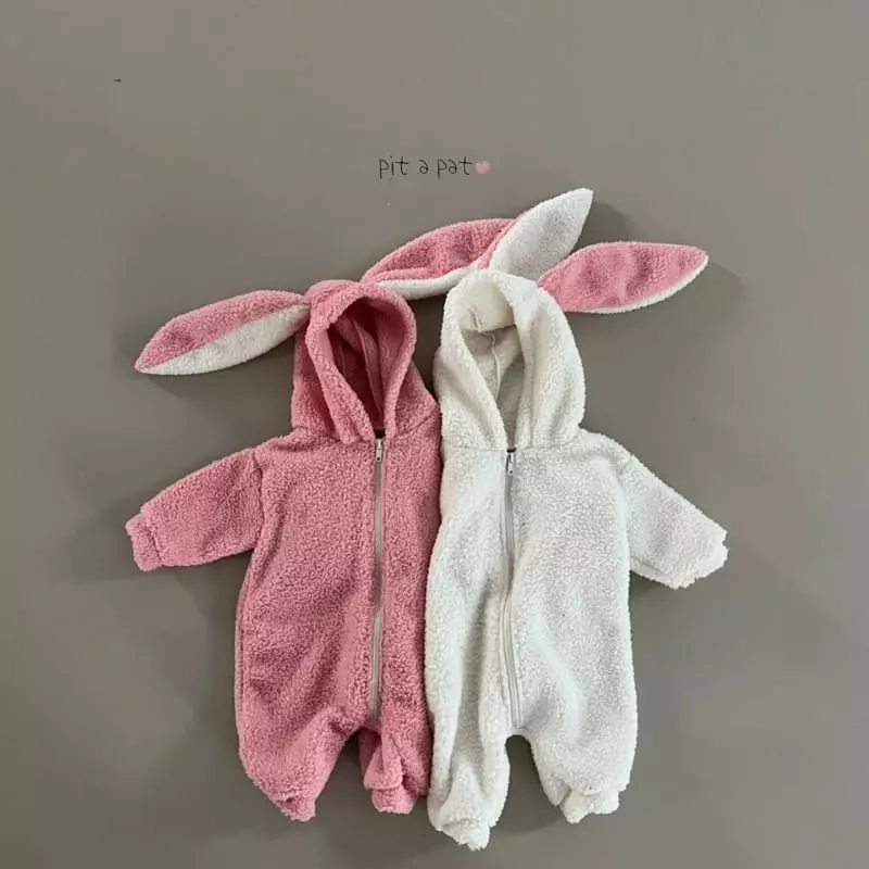 Pitapat - Korean Baby Fashion - #babyoninstagram - Barnie Bboshong Bodysuit - 4