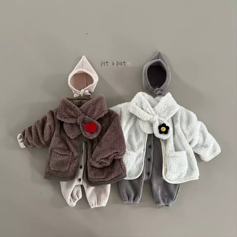 Pitapat - Korean Baby Fashion - #babyoutfit - Cozy Neck Warmer Set - 10