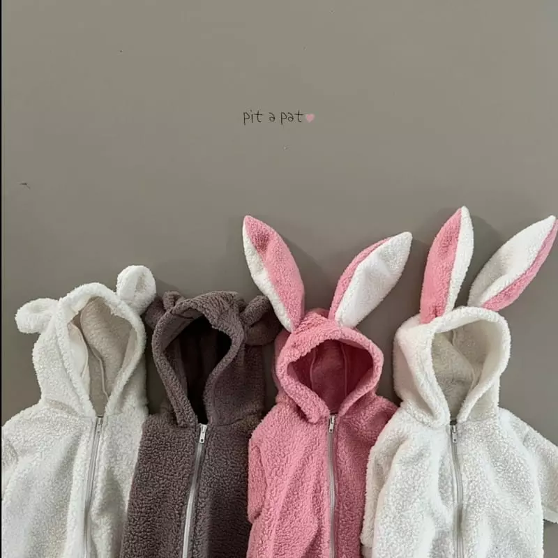 Pitapat - Korean Baby Fashion - #babyoutfit - Bbogle Bear Bodysuit - 7