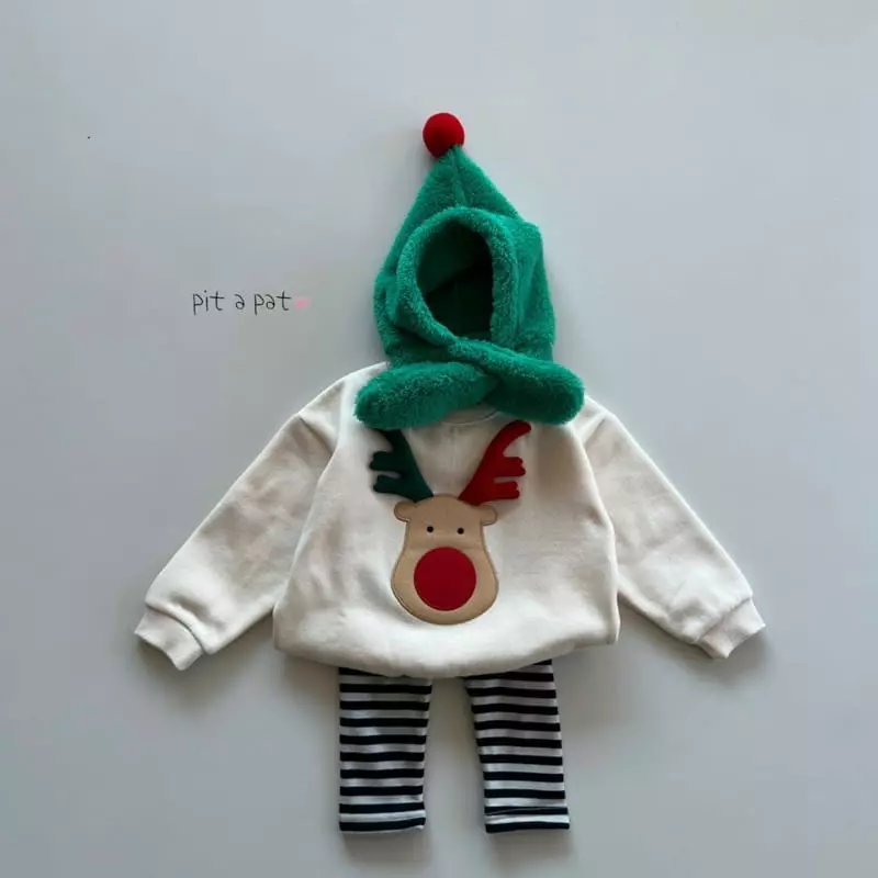 Pitapat - Korean Baby Fashion - #babyoutfit - Color Fleece Sweatshirt - 7