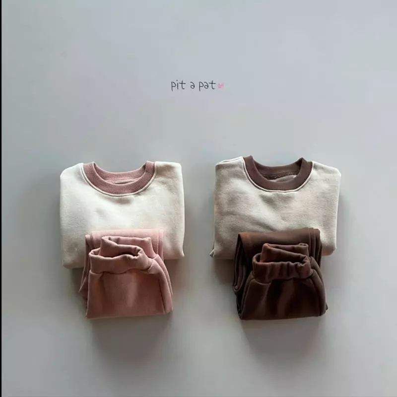 Pitapat - Korean Baby Fashion - #babyoutfit - Acorn Top Bottom Set - 5