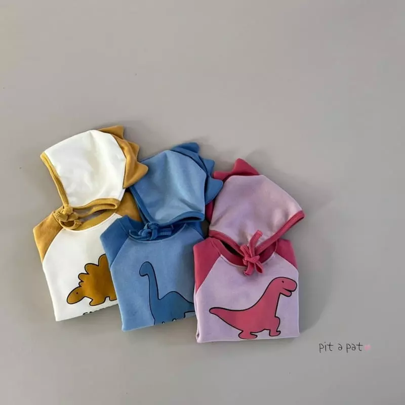 Pitapat - Korean Baby Fashion - #babywear - Dino Fleece Bodysuit - 5