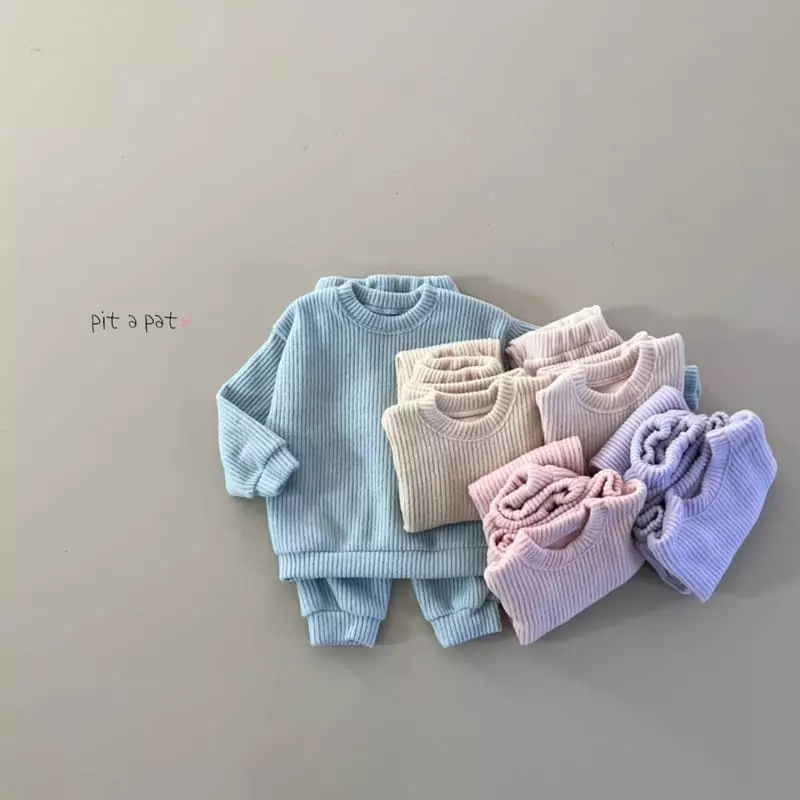 Pitapat - Korean Baby Fashion - #onlinebabyboutique - Cloud Knit Top Bottom Set - 11