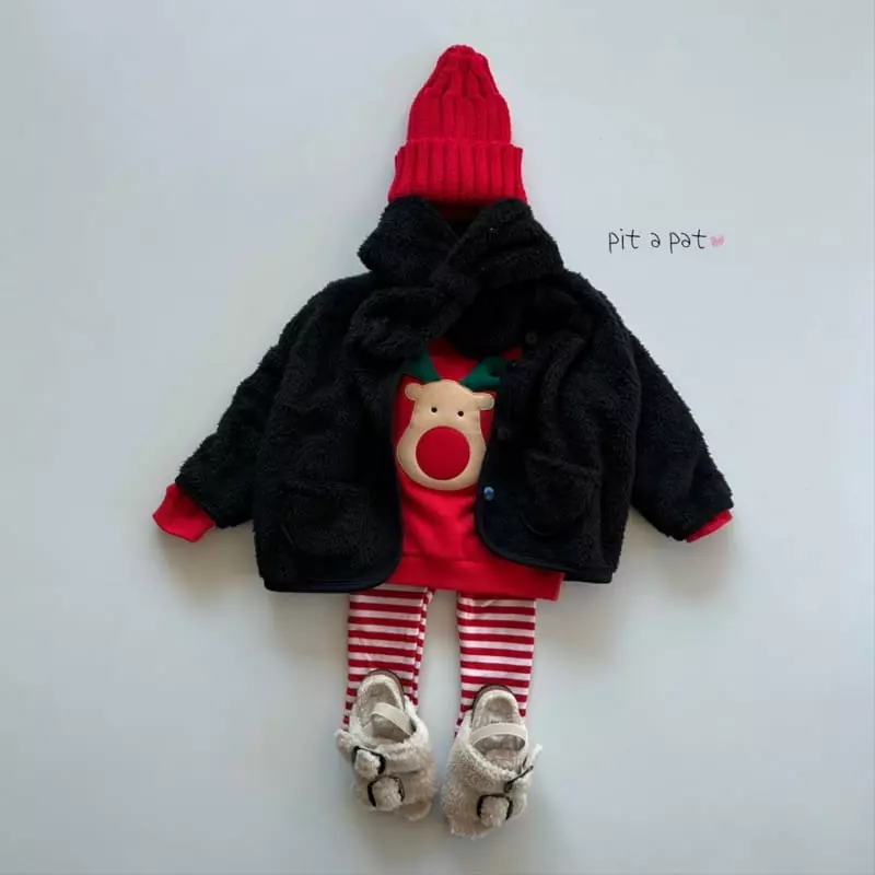 Pitapat - Korean Baby Fashion - #onlinebabyboutique - Color Fleece Sweatshirt - 10
