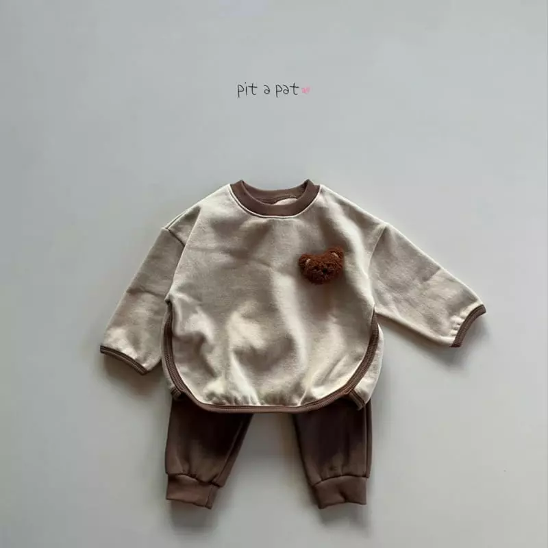 Pitapat - Korean Baby Fashion - #onlinebabyboutique - Acorn Top Bottom Set - 7