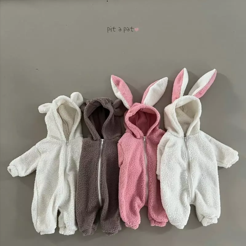 Pitapat - Korean Baby Fashion - #smilingbaby - Barnie Bboshong Bodysuit - 10