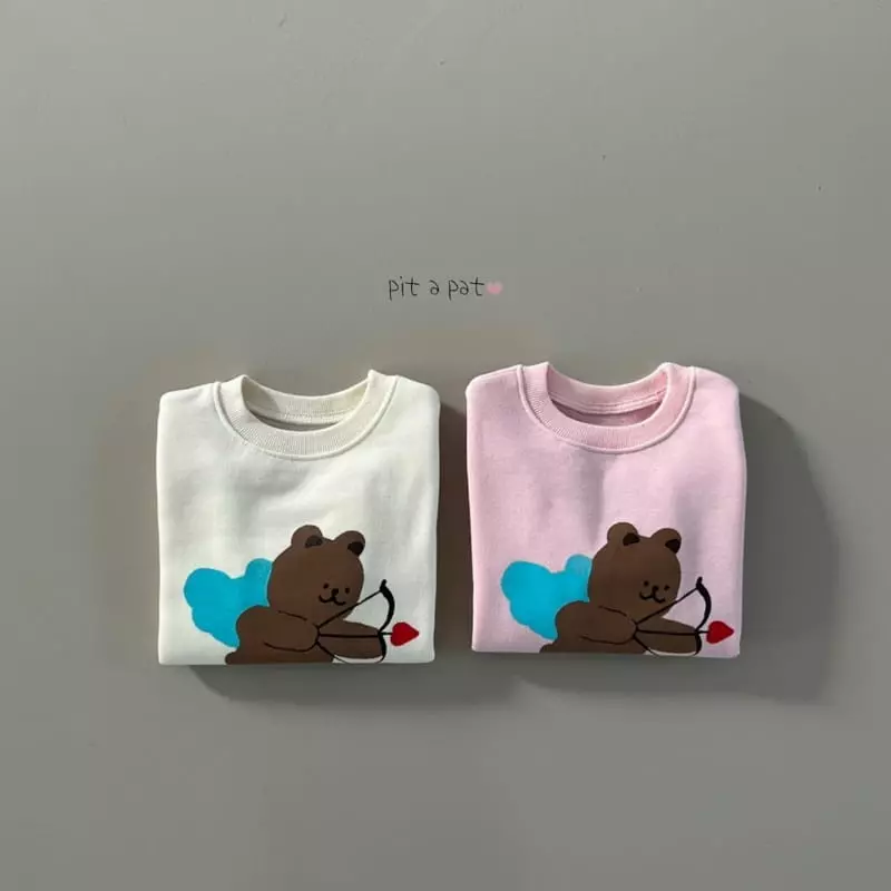 Pitapat - Korean Children Fashion - #childofig - Angel Bear Sweatshirt - 4