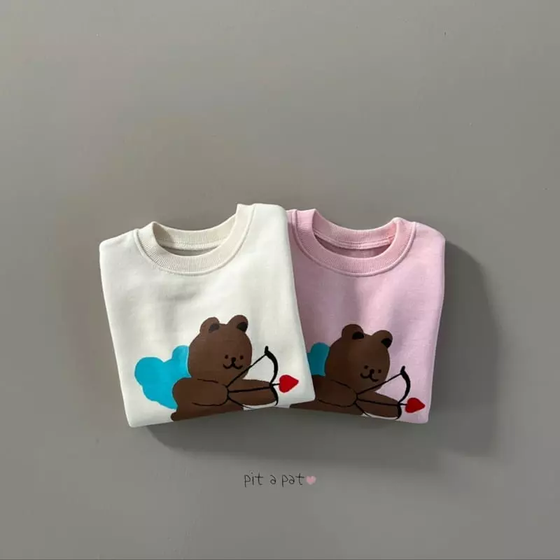 Pitapat - Korean Children Fashion - #designkidswear - Angel Bear Sweatshirt - 5