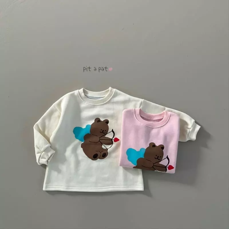 Pitapat - Korean Children Fashion - #discoveringself - Angel Bear Sweatshirt - 6