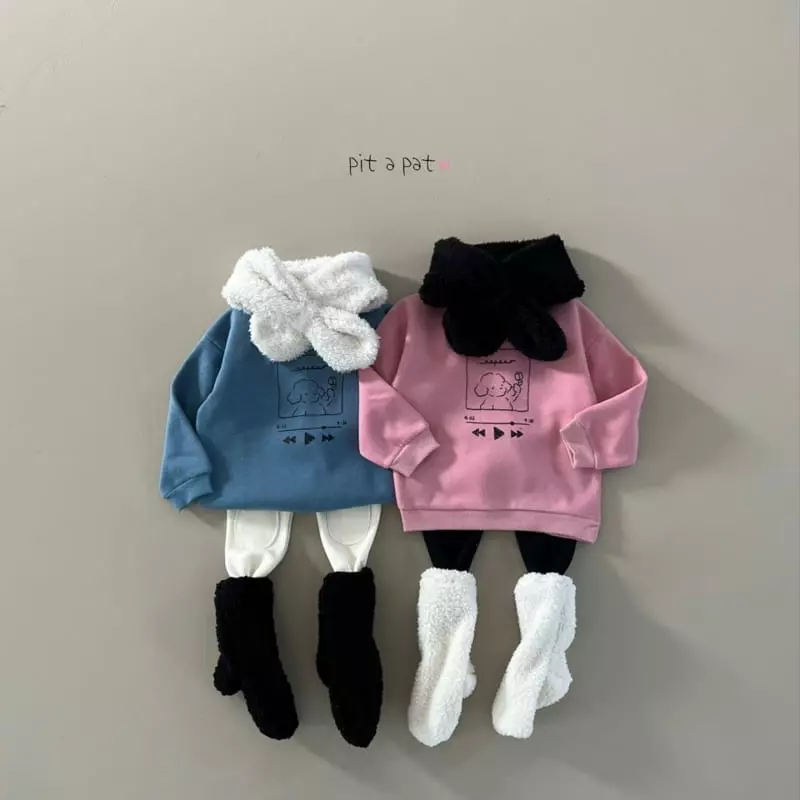 Pitapat - Korean Children Fashion - #fashionkids - Play Fleece Sweatshirt - 8