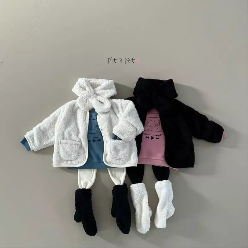 Pitapat - Korean Children Fashion - #kidsshorts - Play Fleece Sweatshirt - 9