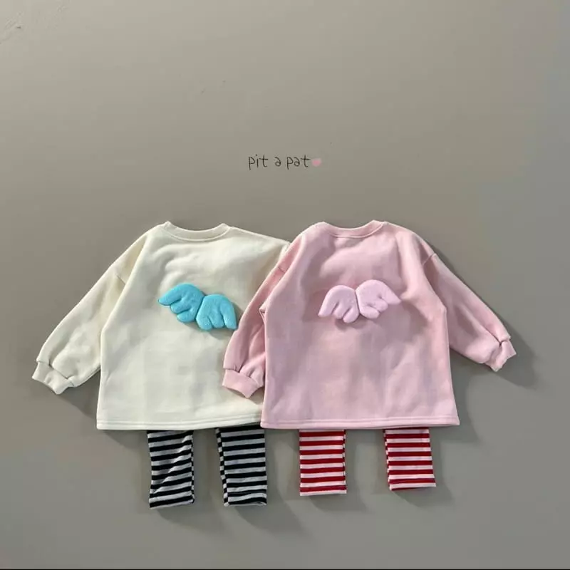 Pitapat - Korean Children Fashion - #kidsshorts - Angel Bear Sweatshirt - 8