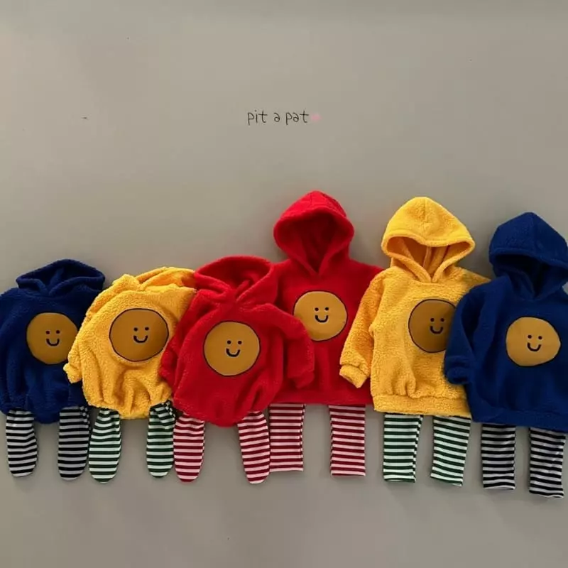 Pitapat - Korean Children Fashion - #kidsshorts - Smile Hoody - 7