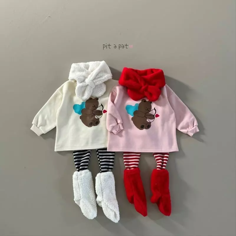 Pitapat - Korean Children Fashion - #kidsstore - Angel Bear Sweatshirt - 9