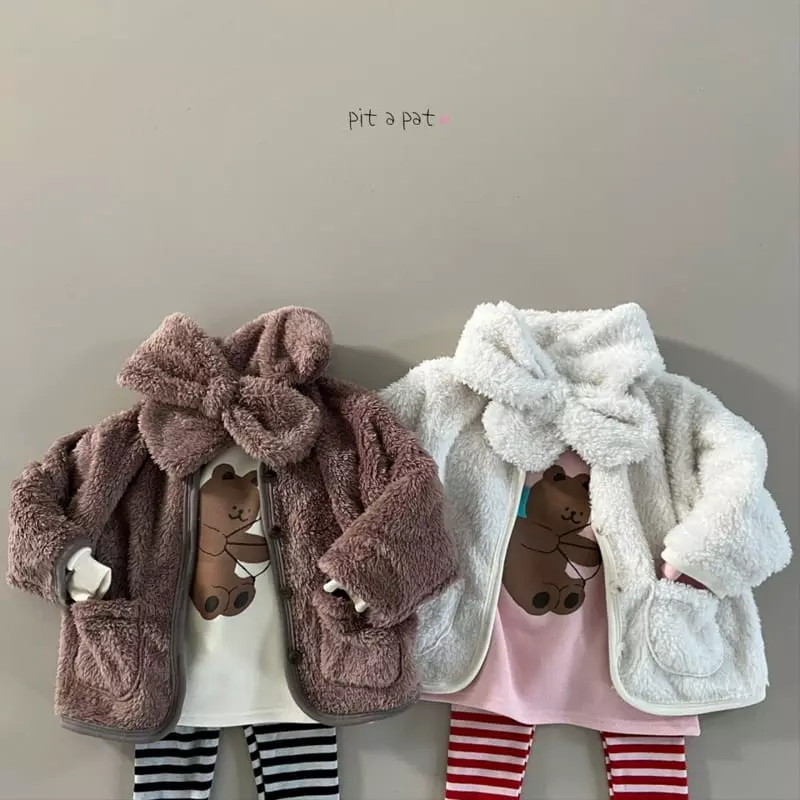 Pitapat - Korean Children Fashion - #kidzfashiontrend - Angel Bear Sweatshirt - 10