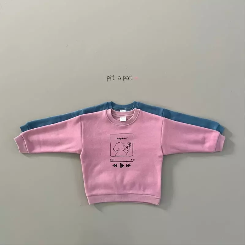 Pitapat - Korean Children Fashion - #minifashionista - Play Fleece Sweatshirt