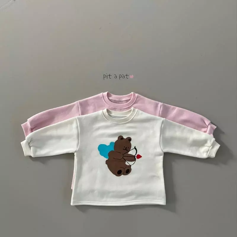 Pitapat - Korean Children Fashion - #prettylittlegirls - Angel Bear Sweatshirt