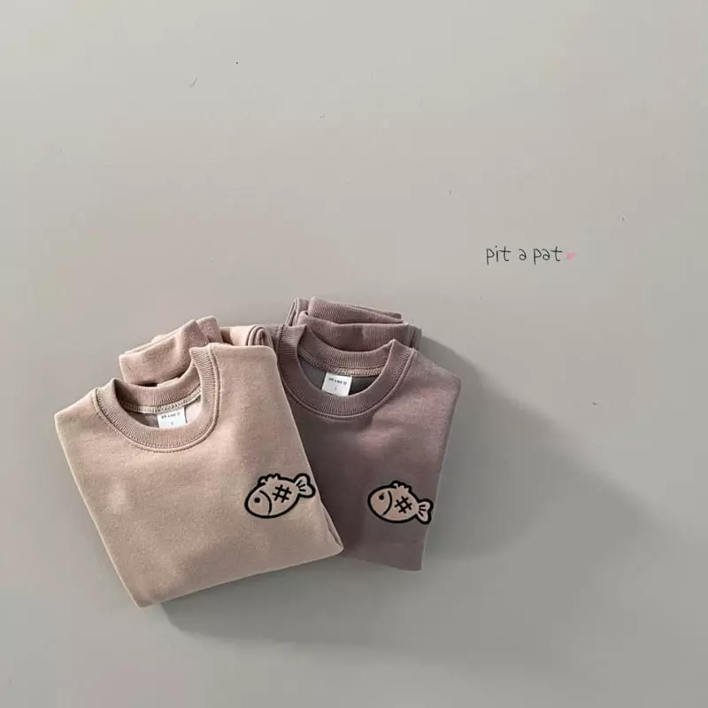 Pitapat - Korean Children Fashion - #stylishchildhood - Bread Fleece Top Bottom Set - 8