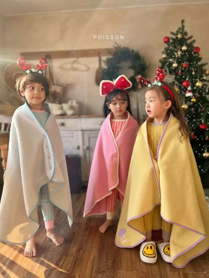 Poisson - Korean Children Fashion - #Kfashion4kids - Macaroon Blanket