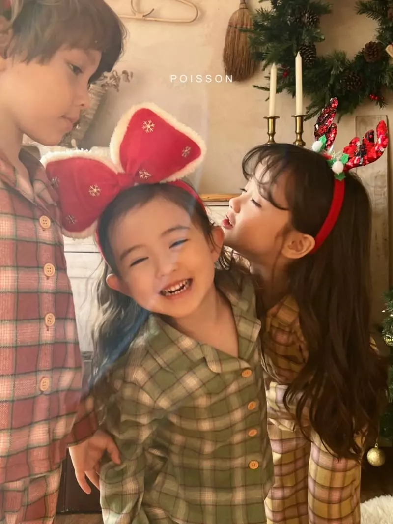 Poisson - Korean Children Fashion - #Kfashion4kids - Check Pajamas - 5