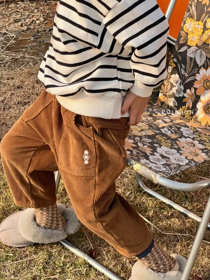 Poisson - Korean Children Fashion - #Kfashion4kids - Ewveryone Corduroy Pants - 10