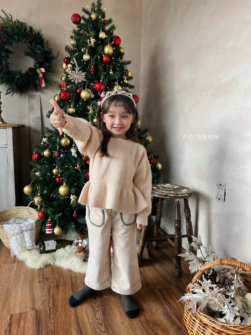 Poisson - Korean Children Fashion - #childofig - Cherry Knit Tee - 7