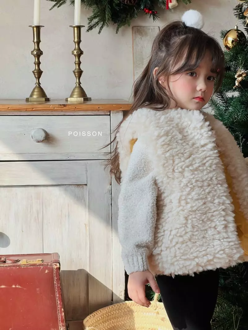 Poisson - Korean Children Fashion - #prettylittlegirls - Half Zip-up Knit Tee - 4