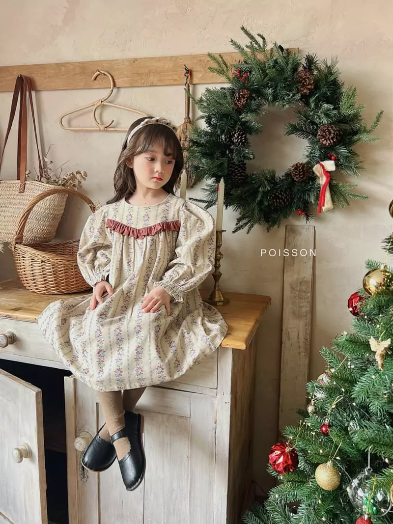 Poisson - Korean Children Fashion - #childofig - Bin Corduroy One-piece - 2
