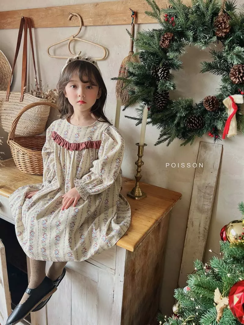 Poisson - Korean Children Fashion - #childofig - Bin Corduroy One-piece - 3