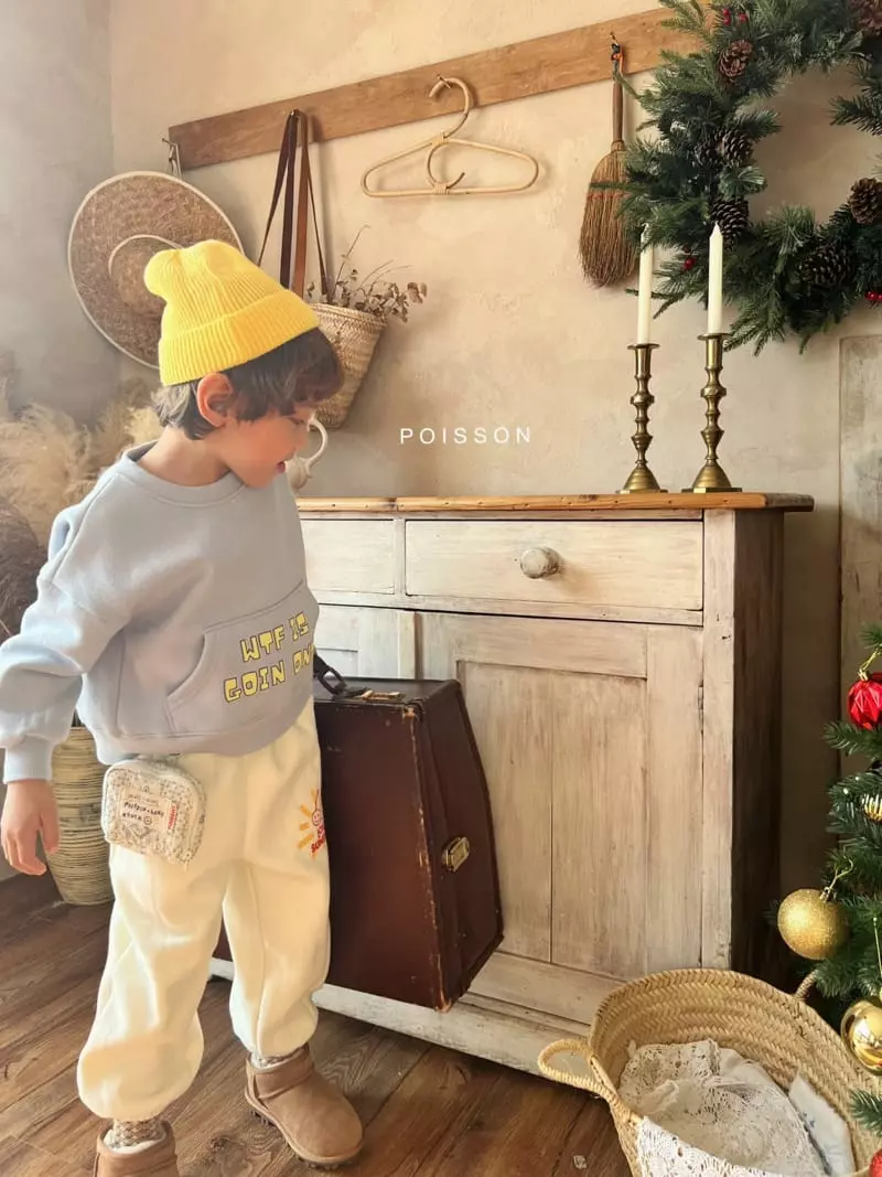 Poisson - Korean Children Fashion - #childofig - Pocket Sweatshirt - 5