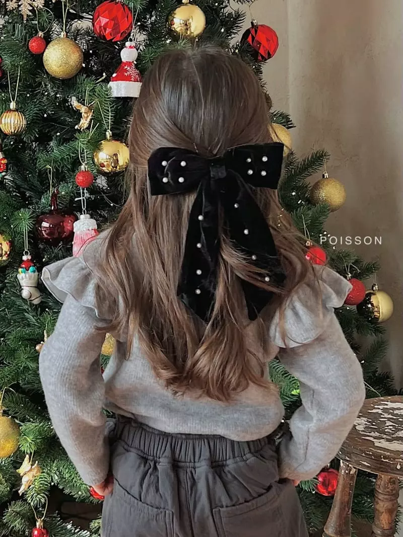 Poisson - Korean Children Fashion - #discoveringself - Velvet Hairpin - 10