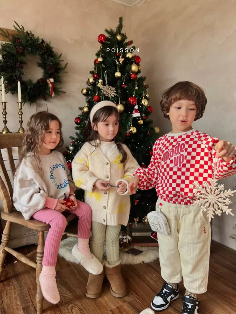 Poisson - Korean Children Fashion - #discoveringself - Made Checker Tee - 2