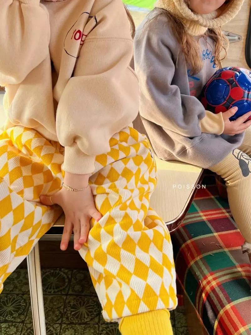 Poisson - Korean Children Fashion - #designkidswear - Argyle Pants - 4