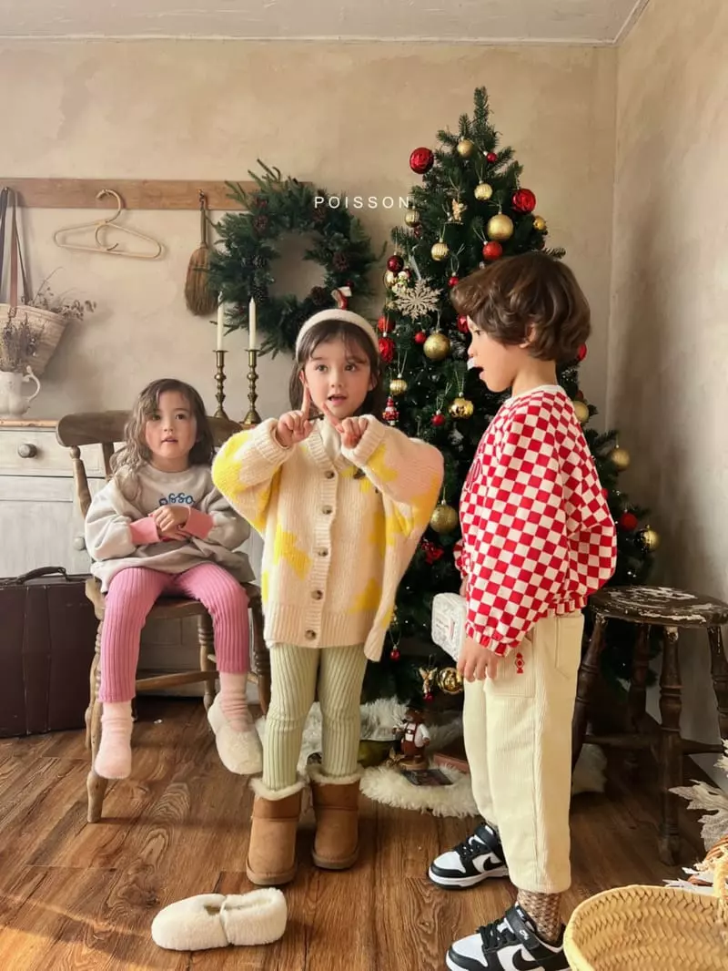 Poisson - Korean Children Fashion - #fashionkids - Made Checker Tee - 3