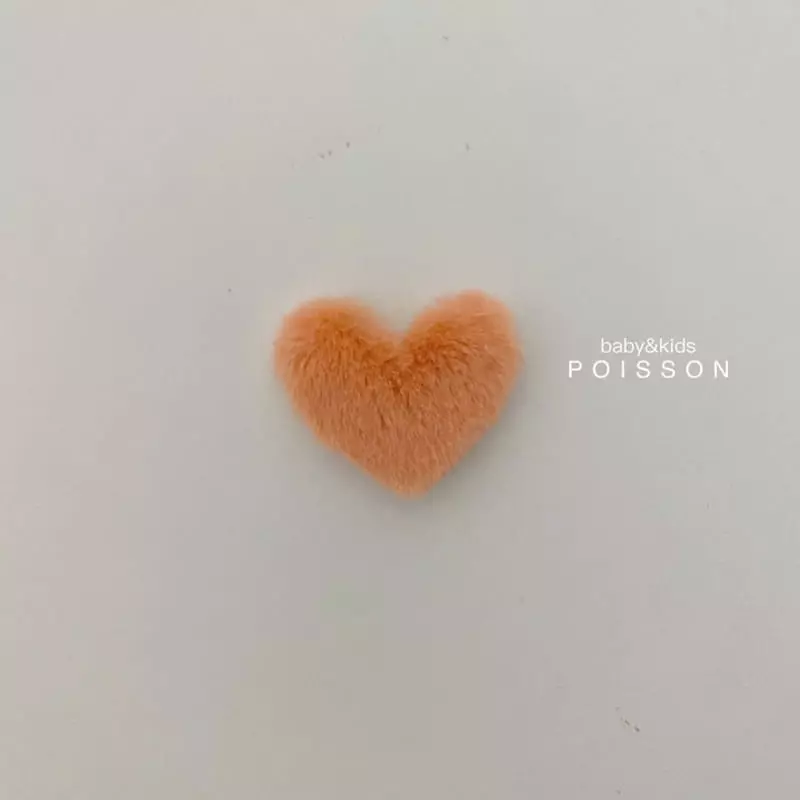 Poisson - Korean Children Fashion - #kidsstore - Mink Heart Pin - 5