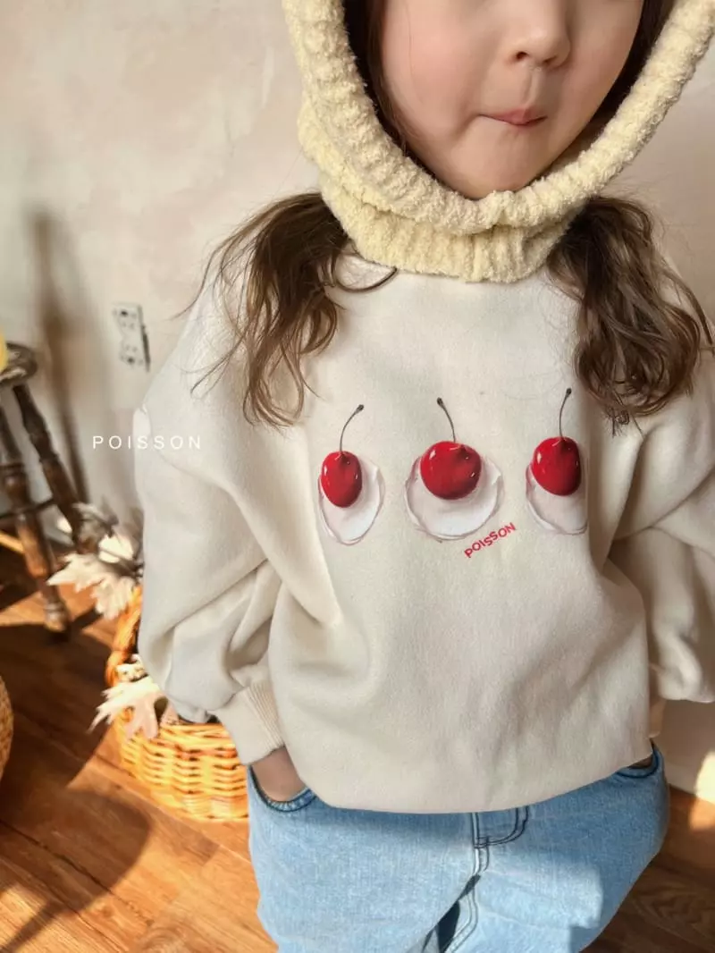 Poisson - Korean Children Fashion - #kidsstore - Cherry Cake Sweatshirt - 6