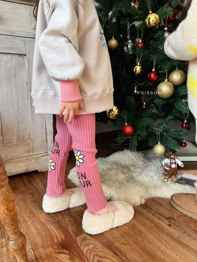 Poisson - Korean Children Fashion - #kidzfashiontrend - Daisy Leggings - 9