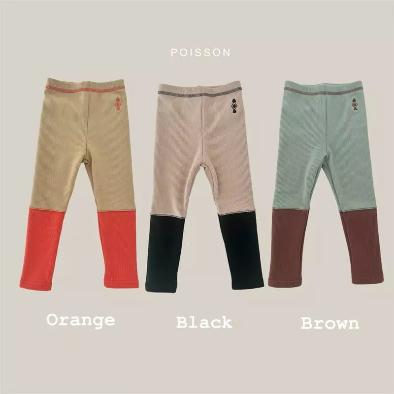 Poisson - Korean Children Fashion - #kidzfashiontrend - Winter Embroidery Leggings