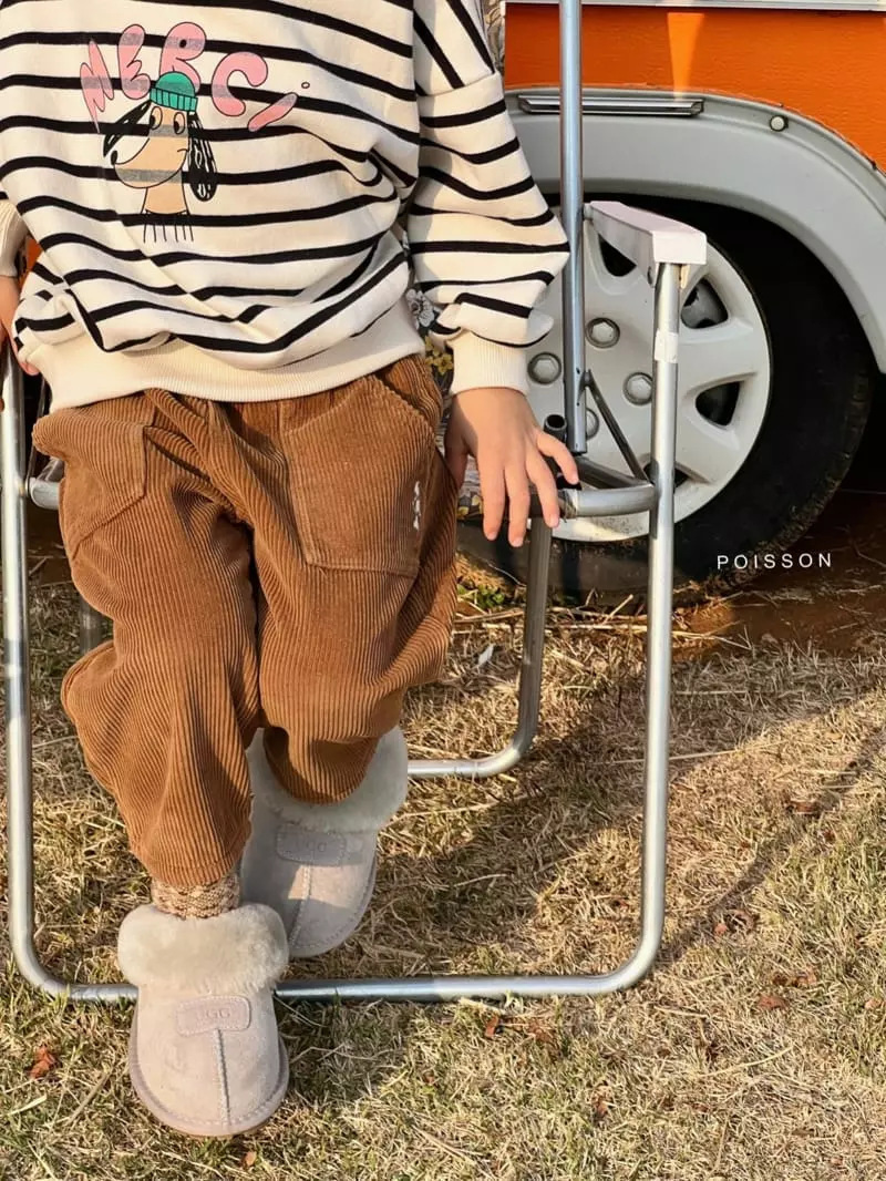 Poisson - Korean Children Fashion - #littlefashionista - Ewveryone Corduroy Pants - 11
