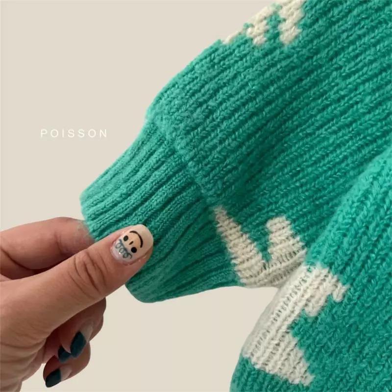 Poisson - Korean Children Fashion - #minifashionista - Star Cardigan - 10
