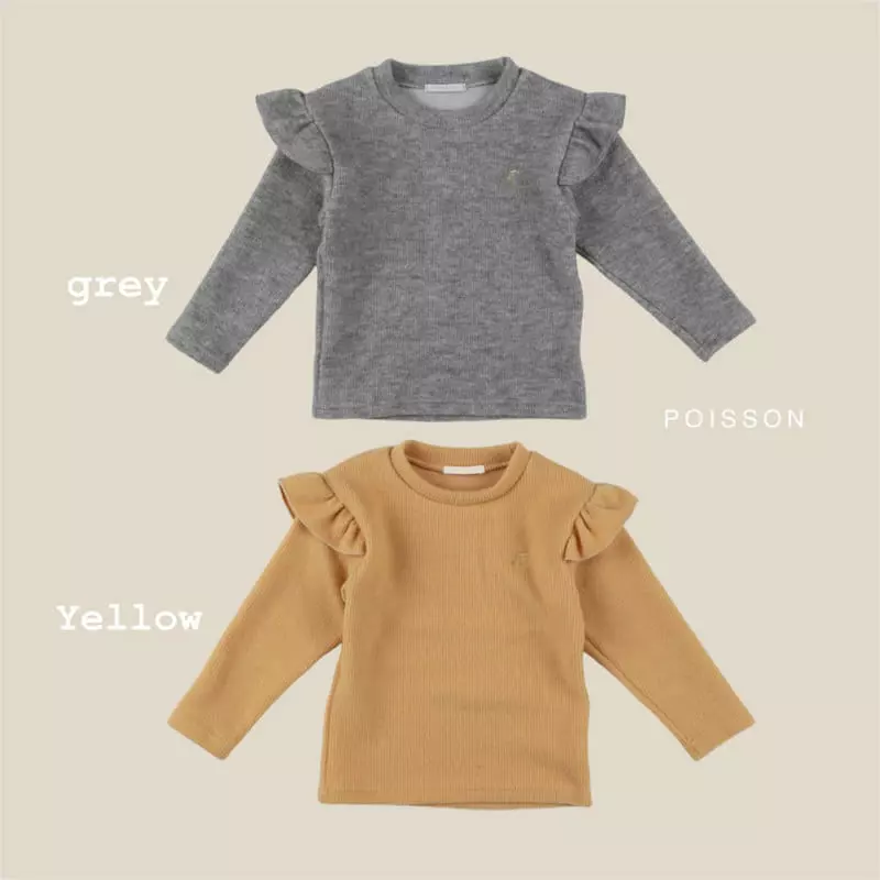 Poisson - Korean Children Fashion - #minifashionista - Cherry Frill Tee