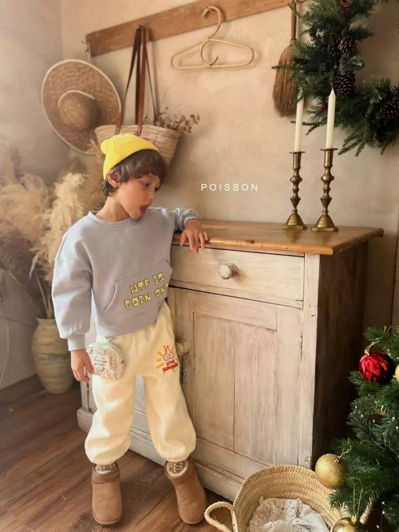 Poisson - Korean Children Fashion - #minifashionista - Pocket Sweatshirt - 3